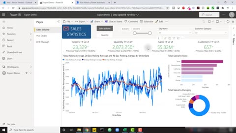 Power BI - Export Report and Email to Current User (Power Automate)