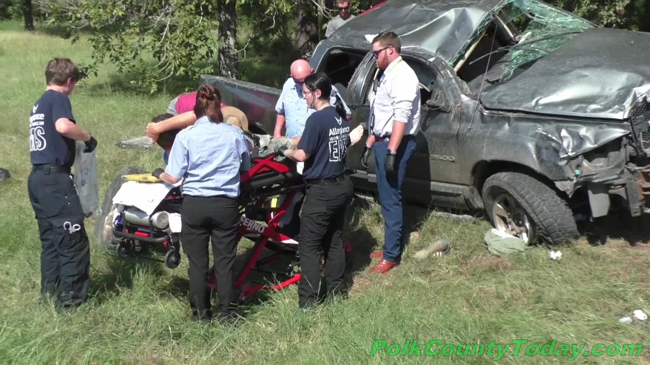 DRIVER ROLLS PICKUP, BLANCHARD TEXAS, 09/17/23...