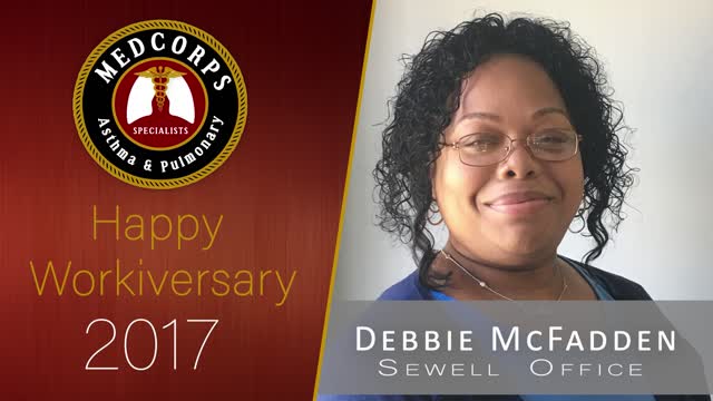 Happy 5 year work anniversary to Debbie