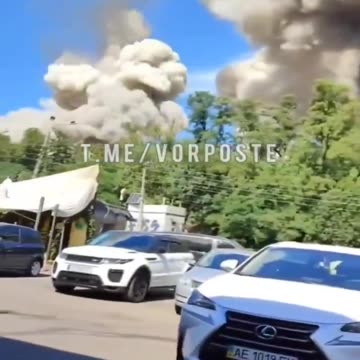 Russia Missile attack on Kyiv, Ukraine this morning With multiple impacts