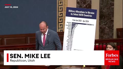 'If Ukraine Is In, The U.S. Should Be Out'- Mike Lee Rails Against NATO Expansion