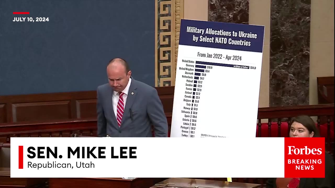 'If Ukraine Is In, The U.S. Should Be Out'- Mike Lee Rails Against NATO Expansion