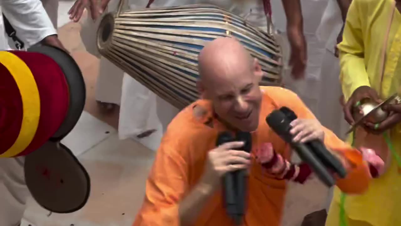 Temple kirtan at Iskcon Raipur, India August 2024