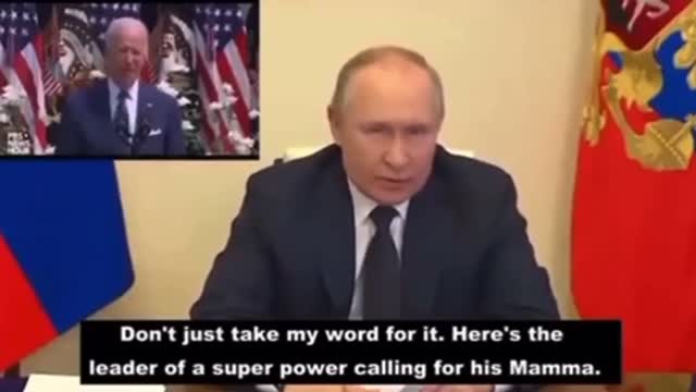 VLADIMIR PUTIN ADDRESSES TRUDEAU & BIDEN