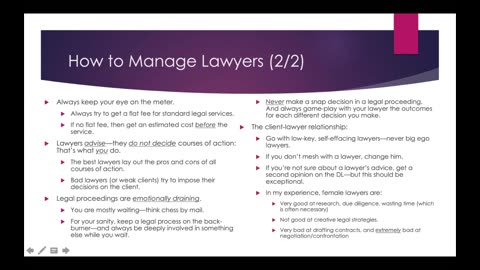 Weekly Webinar #38_ How To Manage Lawyers