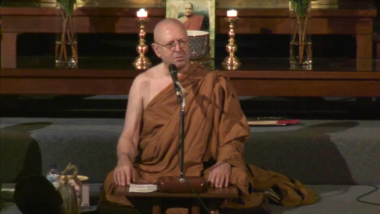 Hissing But Not Biting,fighting. | Ajahn Brahm | 11-03-2011