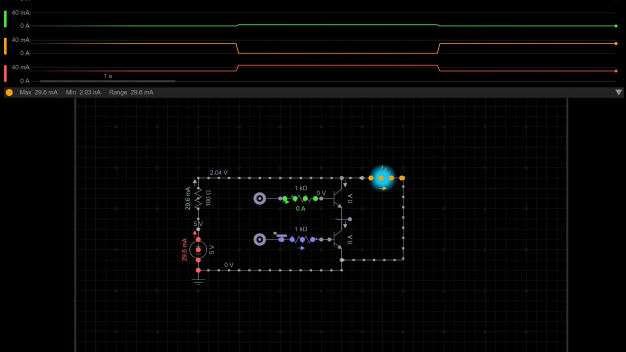 0007. NAND Gate with transistors