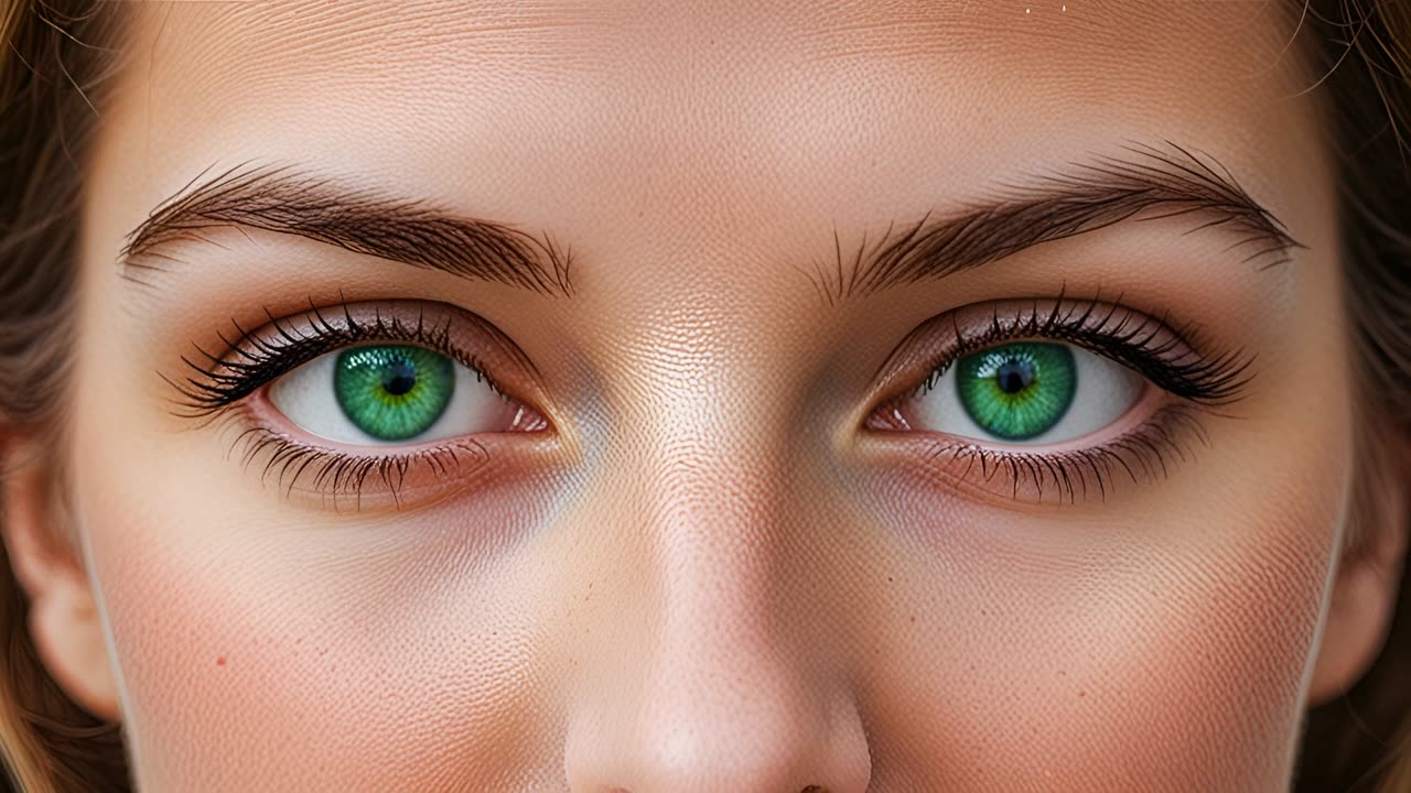 would you date a woman with green eyes