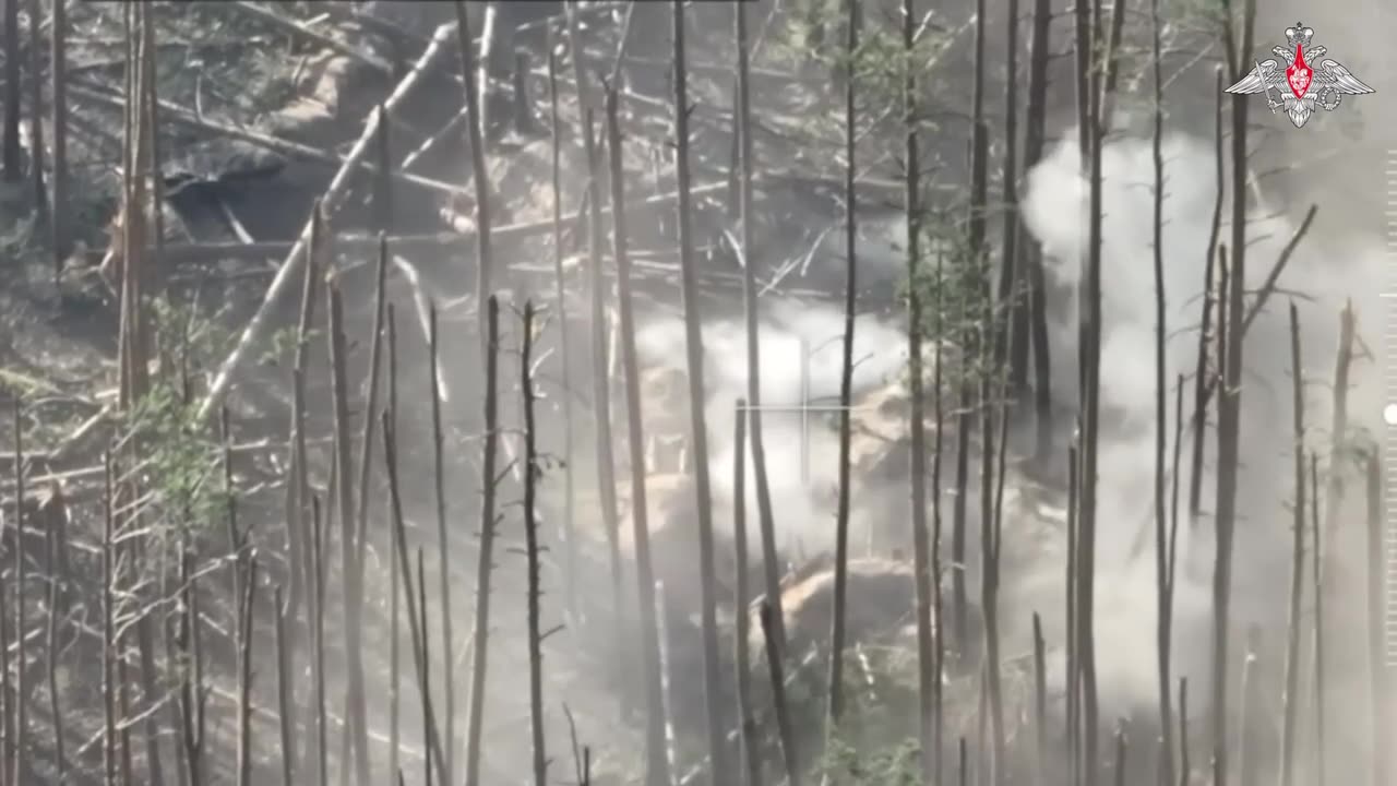 Capture of an AFU stronghold near Kremenna in a forest belt.