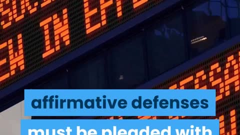 Affirmative Defenses