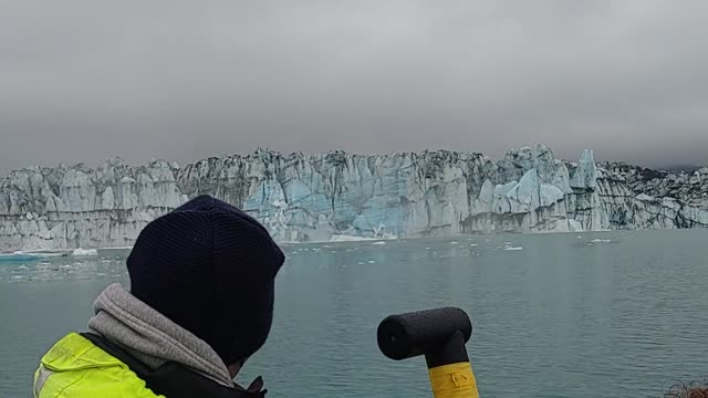 The Ice Wall Collapses and Causes a Tsunami Wave