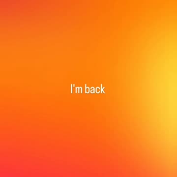 Saying am back from of my return 9/4/24