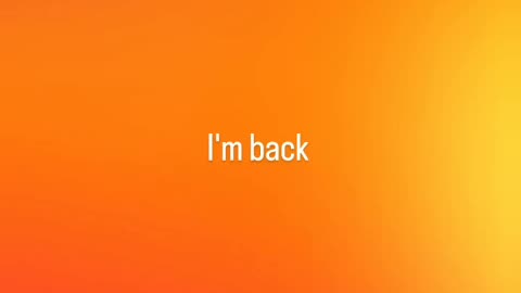 Saying am back from of my return 9/4/24