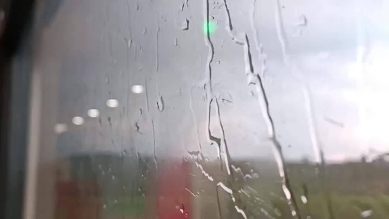 Traveling with train in a rainny day from Bitola to Skopje
