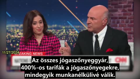 【HU】Kevin O’Leary kanadai politikus és üzletember 400%-os vámot kér Kínára