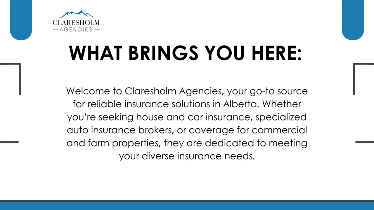 Claresholm Agencies:Experts in Business and Auto Insurance