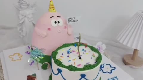 delicious cartoon cake