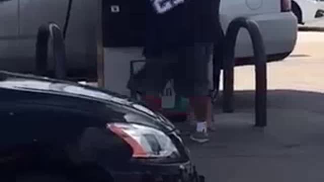 Battle at Gas Station