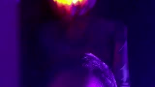 Purple selfie with scarecrow. Part 34. Year 2.