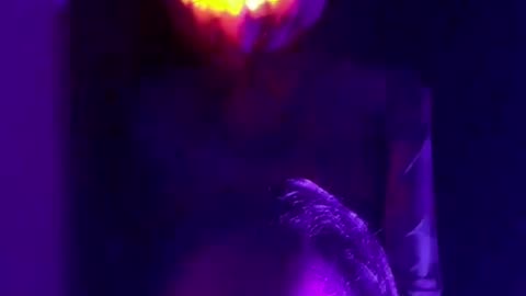 Purple selfie with scarecrow. Part 34. Year 2.