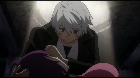 Vampire girl bites Guy