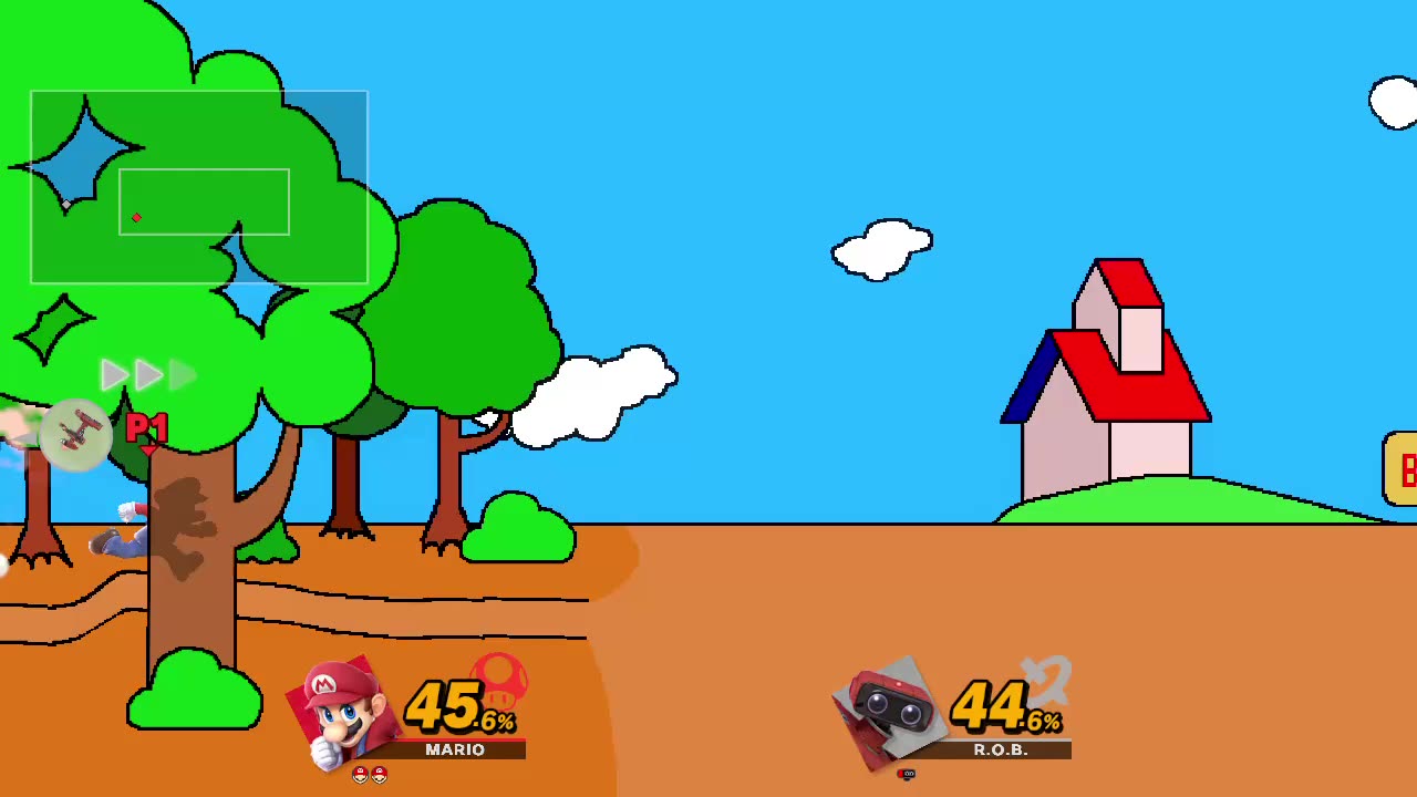 Mario Vs ROB on PAC-LAND (Super Smash Bros Ultimate)