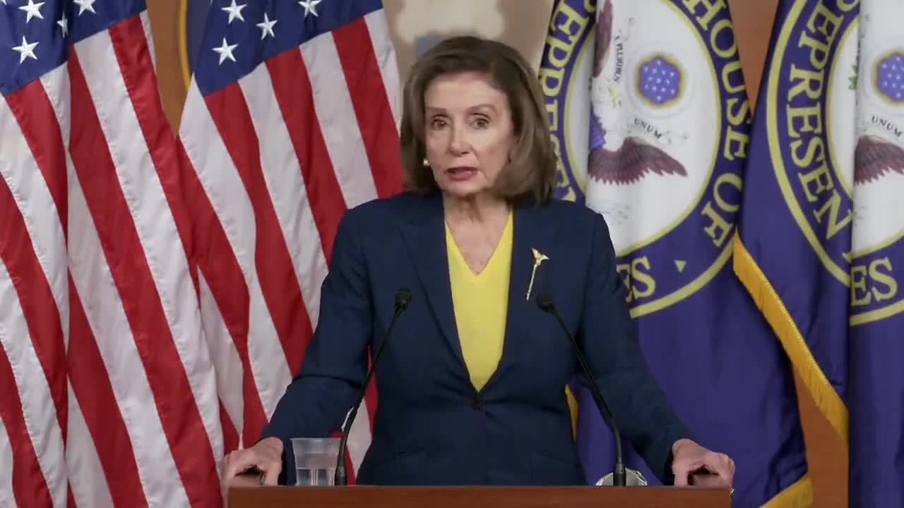 Nancy Pelosi: "There is an attitude of lawlessness in our country that springs from I don't know where. Maybe you do."