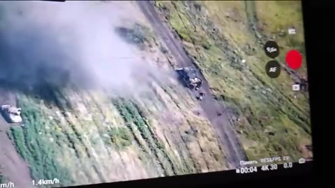 Russian Assault Group Bails as Their APC Detonates