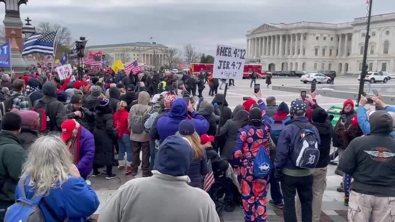 "breach" on the Capitol's north side, closest to SCOTUS.