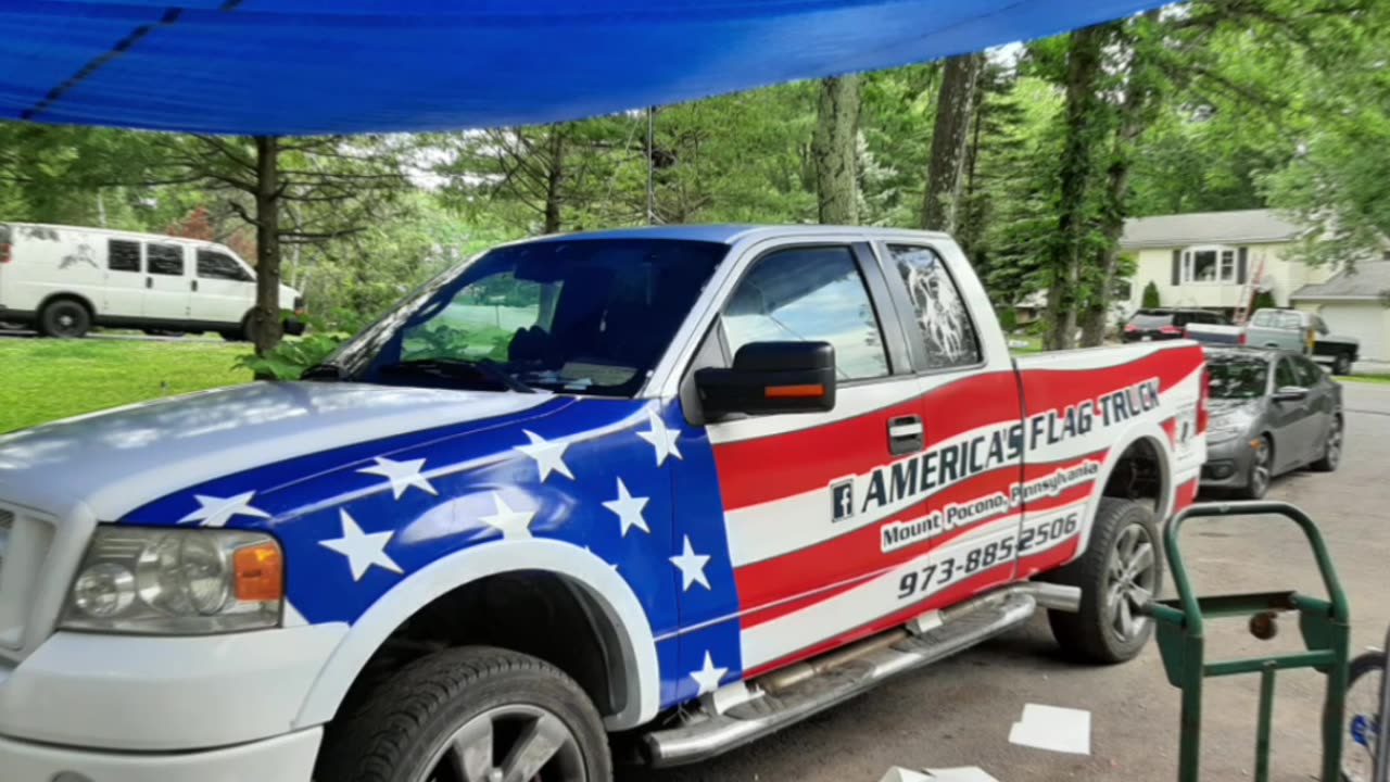 The beginning of America's Flag Truck! 🇺🇸