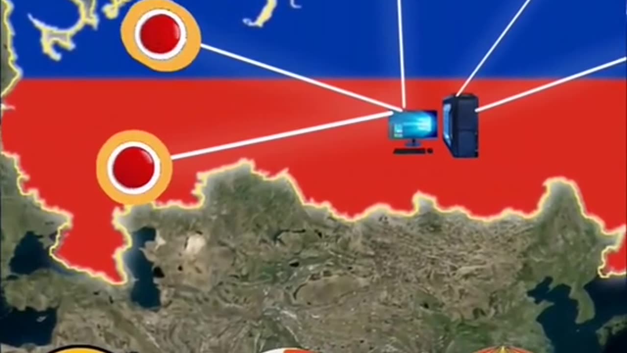 UK/USA Launch Nukes on Russia: Animated Map Scenario