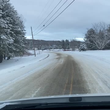 Sky started to clear