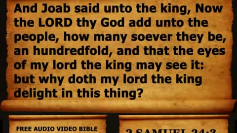 Bible Book 10. 2 Samuel Complete 1-24, King James Version (KJV) Read Along Bible