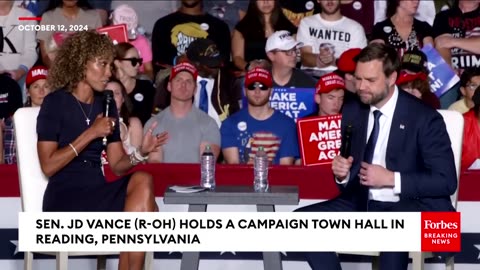 JUST IN: JD Vance Takes Question After Question Directly From Voters At Pennsylvania Town Hall