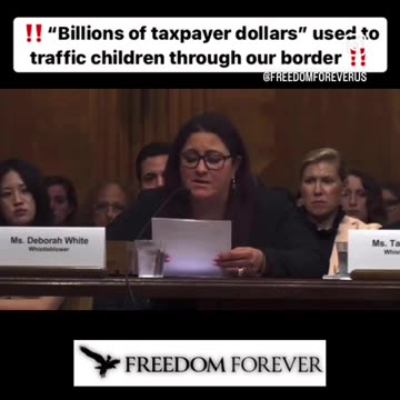 🚨MUST WATCH🚨 | "Billions of taxpayer dollars" are used for trafficking children