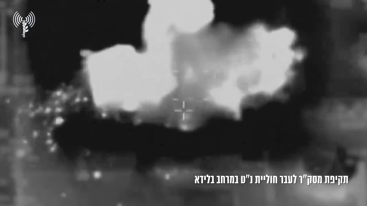 The IDF says tanks and attack helicopters struck three Hezbollah anti-tank squads in