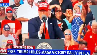 The real star at the Oct 29, 2020 Trump Rally in Tampa