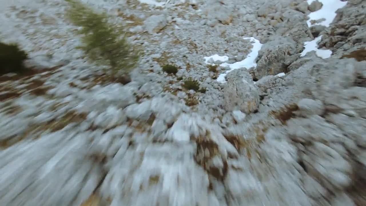 Drone captures breathtaking footage like man falling from mountain