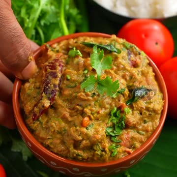 TOMATO KOTTHIMEERA PACHADI.