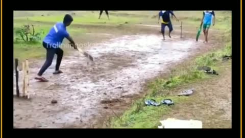 Mansoon Cricket in Village