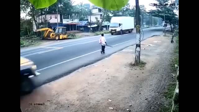 Reckless Driver Caught on Cam.