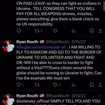 TRUMP WOULD BE ASSASSIN'S X ACCOUNT