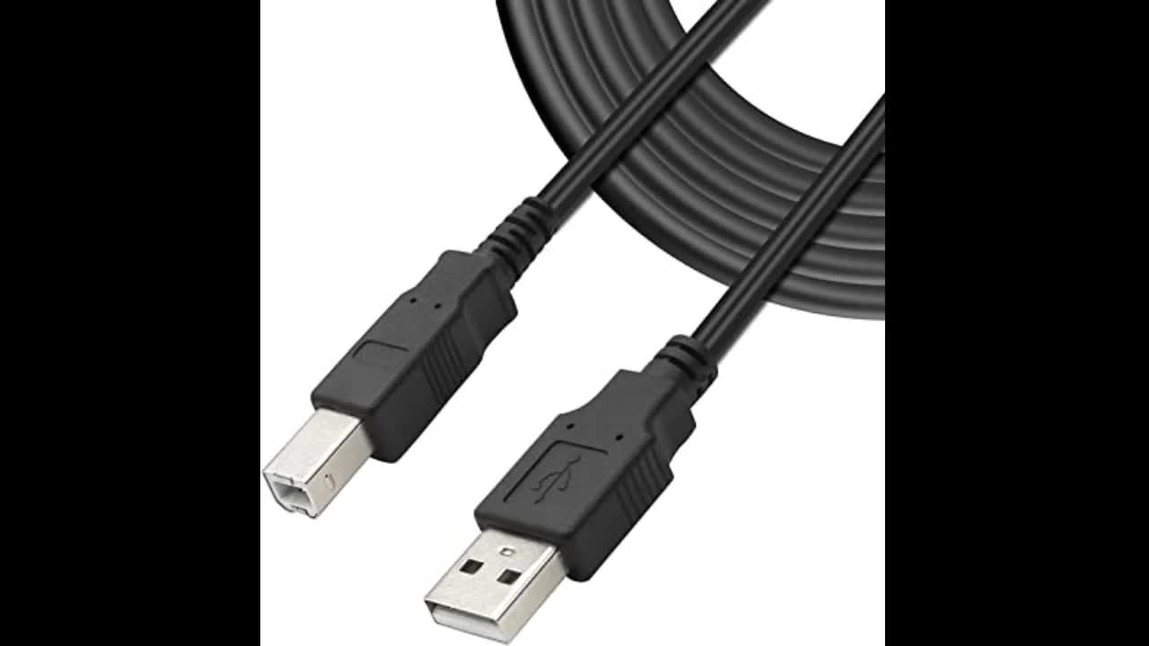 Review: C2G USB Printer Cable, USB 2.0 A to B Lead. Compatible with Printers and scanners from...