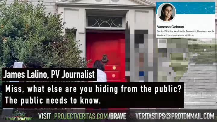 Hilarious! Pfizer Employee Runs For Dear Life After Being Confronted By Project Veritas Reporter