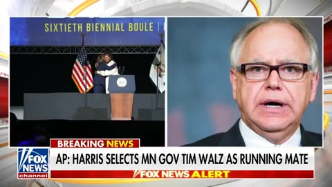 Tim Walz reportedly selected as Kamala Harris VP