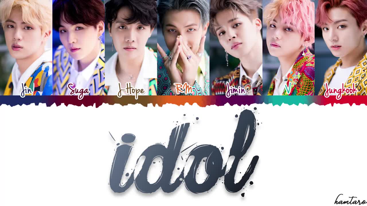 BTS (방탄소년단) – 'IDOL' Lyrics [Color Coded_Han_Rom_Eng]