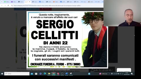 Questa volta c’è scappato il morto… Sergio avrebbe voluto che la gente sapesse