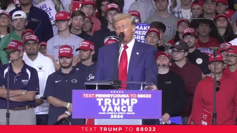 Full Speech President Trump in State College, PA 27.10.2024