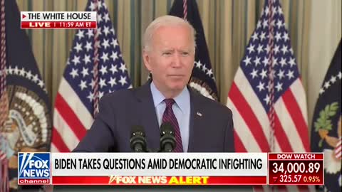 Biden: Sen. Sinema Being Harassed in Bathroom Is "Part of the Process"