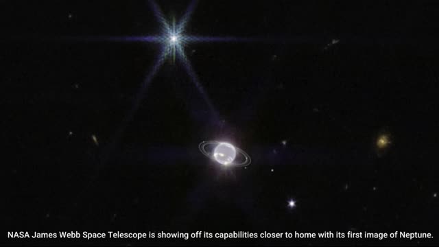 James Webb Space Telescope Capture Neptune's Larissa Near its Rings